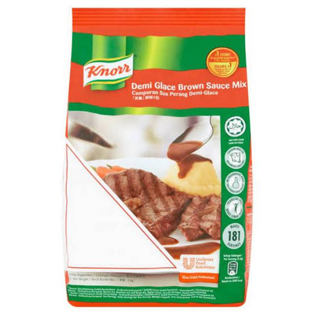 Knorr Demi Glace Brown Sauce Mix Saus Demi Glace 1kg