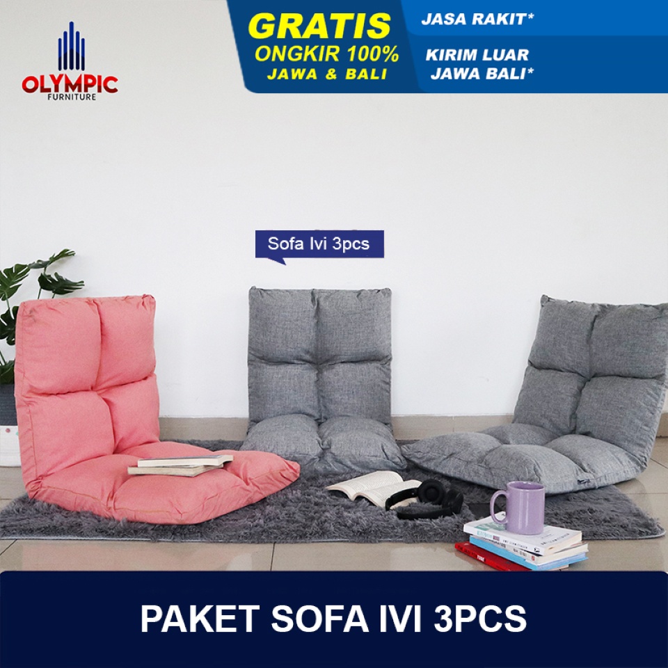 Jual Olympic Procella Sofa Lantai Set (3pcs) / Sofa Ivi / Sofa Nyaman