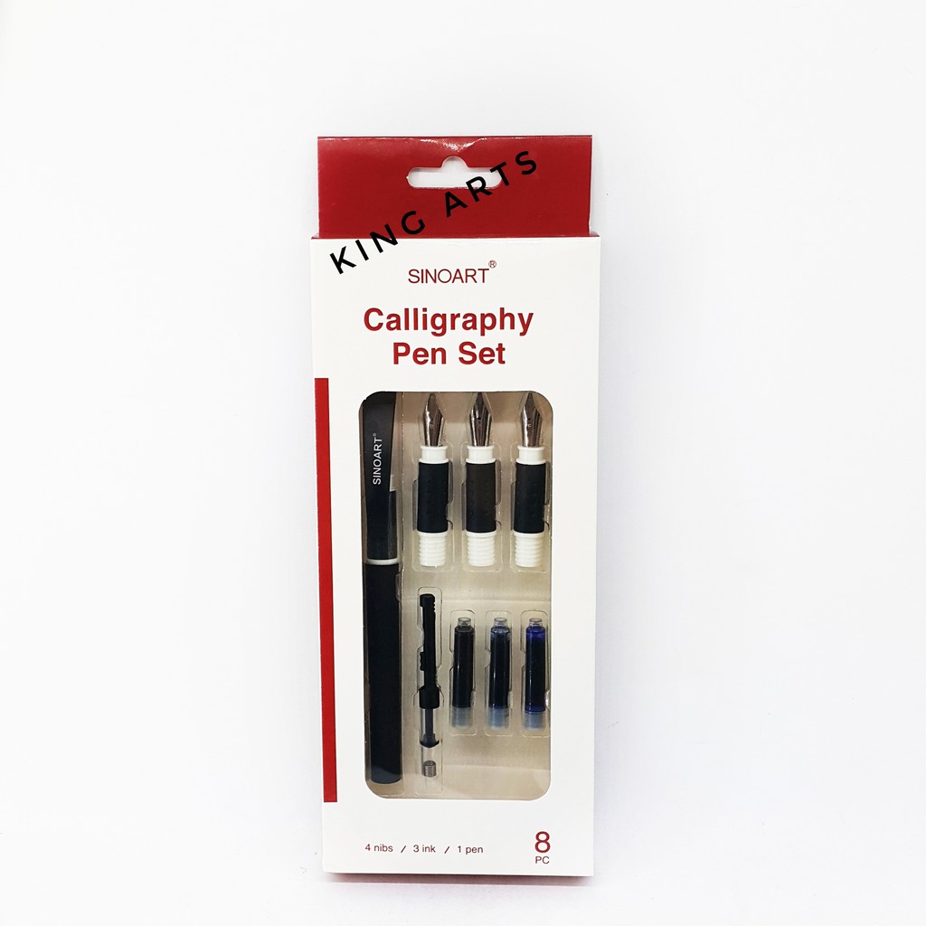 Jual Pena Kaligrafi Sinoart Calligraphy Fountain Pen Set Shopee Indonesia