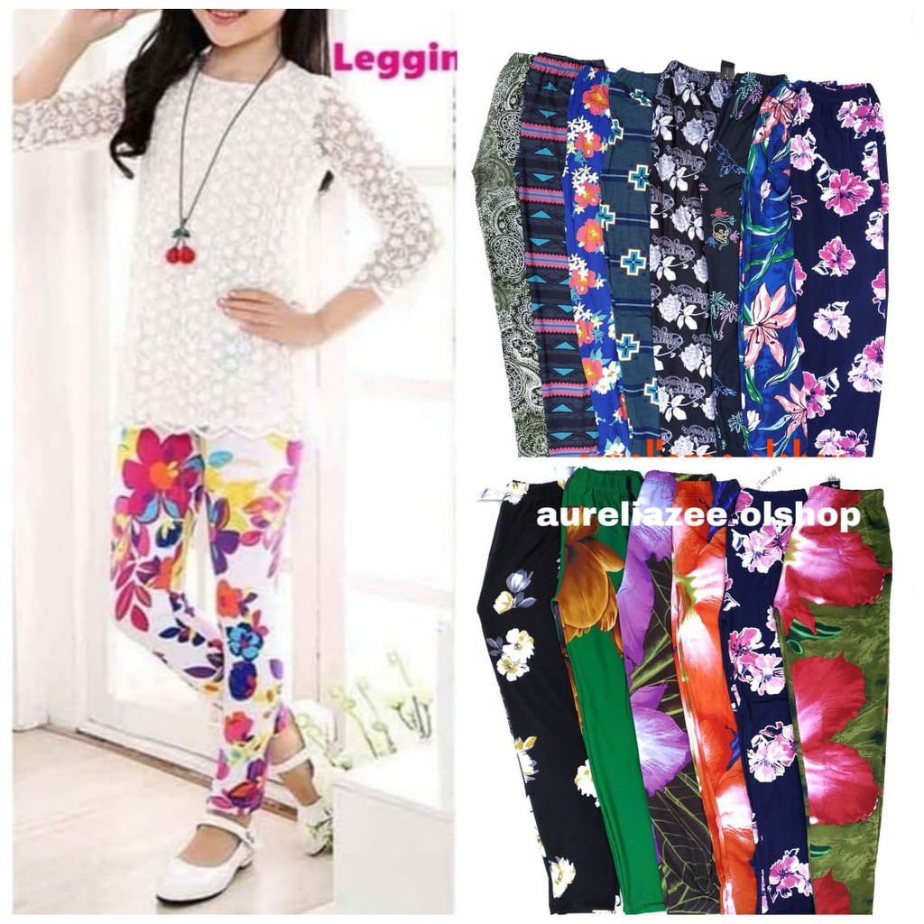 Legging motif xl anak unk umur 810thn Shopee Indonesia