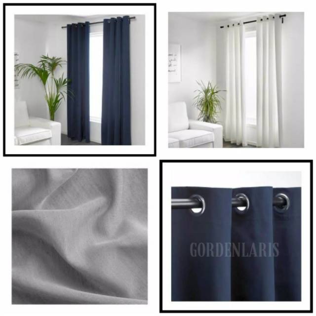 Gorde polos murah katun gorden minimalis gorden jendela gorden pintu