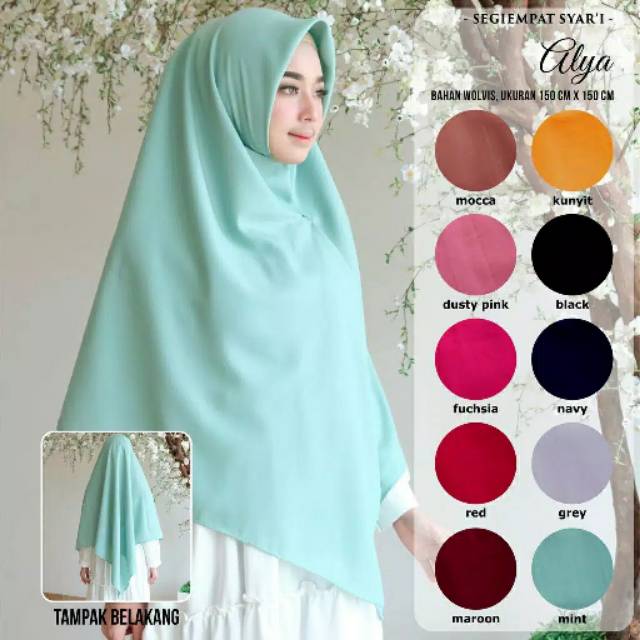 Bahan Kain Untuk Jilbab Segi Empat Syari Sekilas Bahan