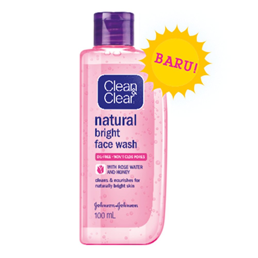 PROMO!!! CLEAN N CLEAR Natural Bright face wash 100ml Shopee Indonesia