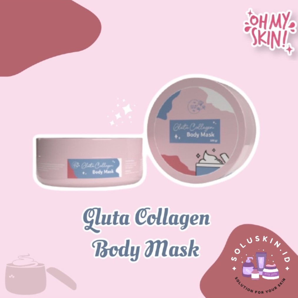 Jual [DIST RESMI] GLUTA COLLAGEN BODY MASK OHMYSKIN BODY MASK
