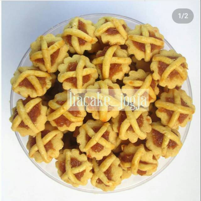 Kue Keranjang Kering Resep Nastar Keranjang Toping Kacang Oleh