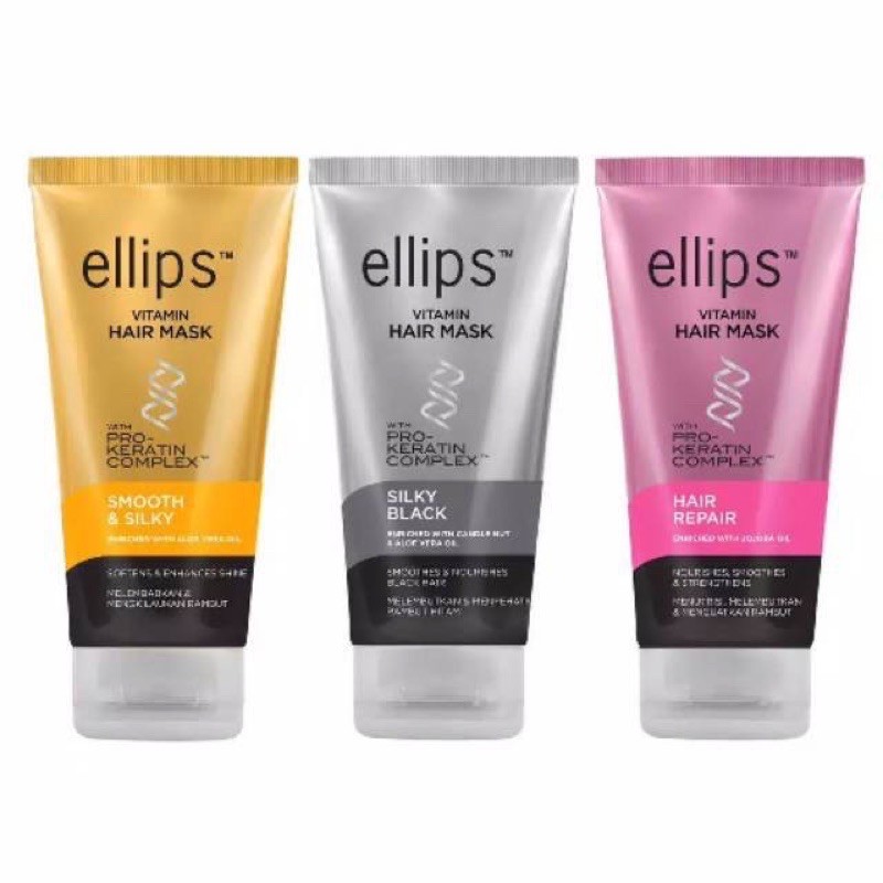 Jual Ellips Vitamin Hair Mask With Pro Keratin Complex 120gr Shopee