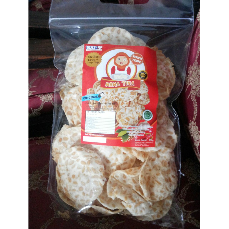 Keripik Kripik Tempe Sagu Mama Tina Cemilan Oleh Oleh Jakarta