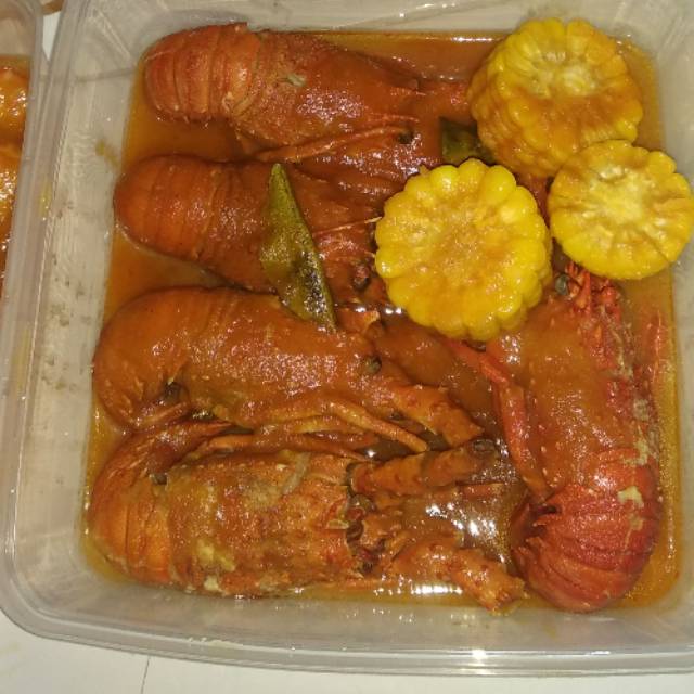 Lobster Saus Padang/ Lada Hitam / Seafood Lobster Makanan Siap Saji