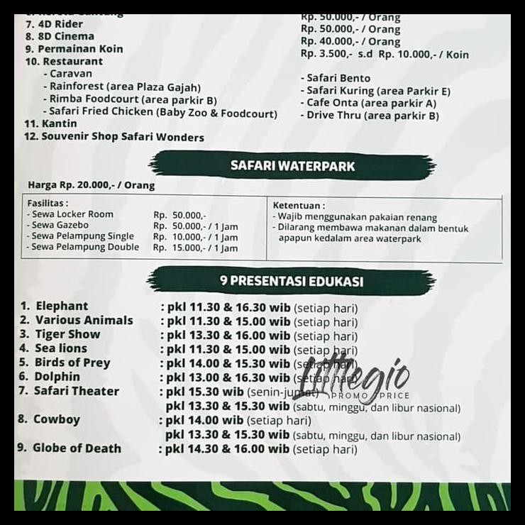 Jual DISKON! Tiket taman safari - voucher taman safari Indonesia|Shopee  Indonesia