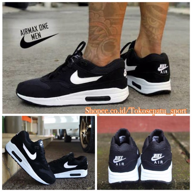 Jual Sepatu Nike Air Max One Pria&Wanita, Sepatu Nike Air Max One Hitam Putih | Shopee Indonesia