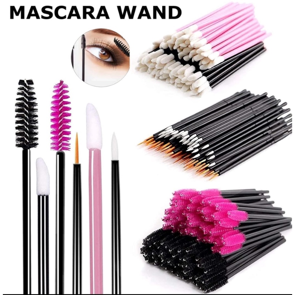 Jual Disposable Lip Wand Brush Applicator Lipstick/mascara Wand