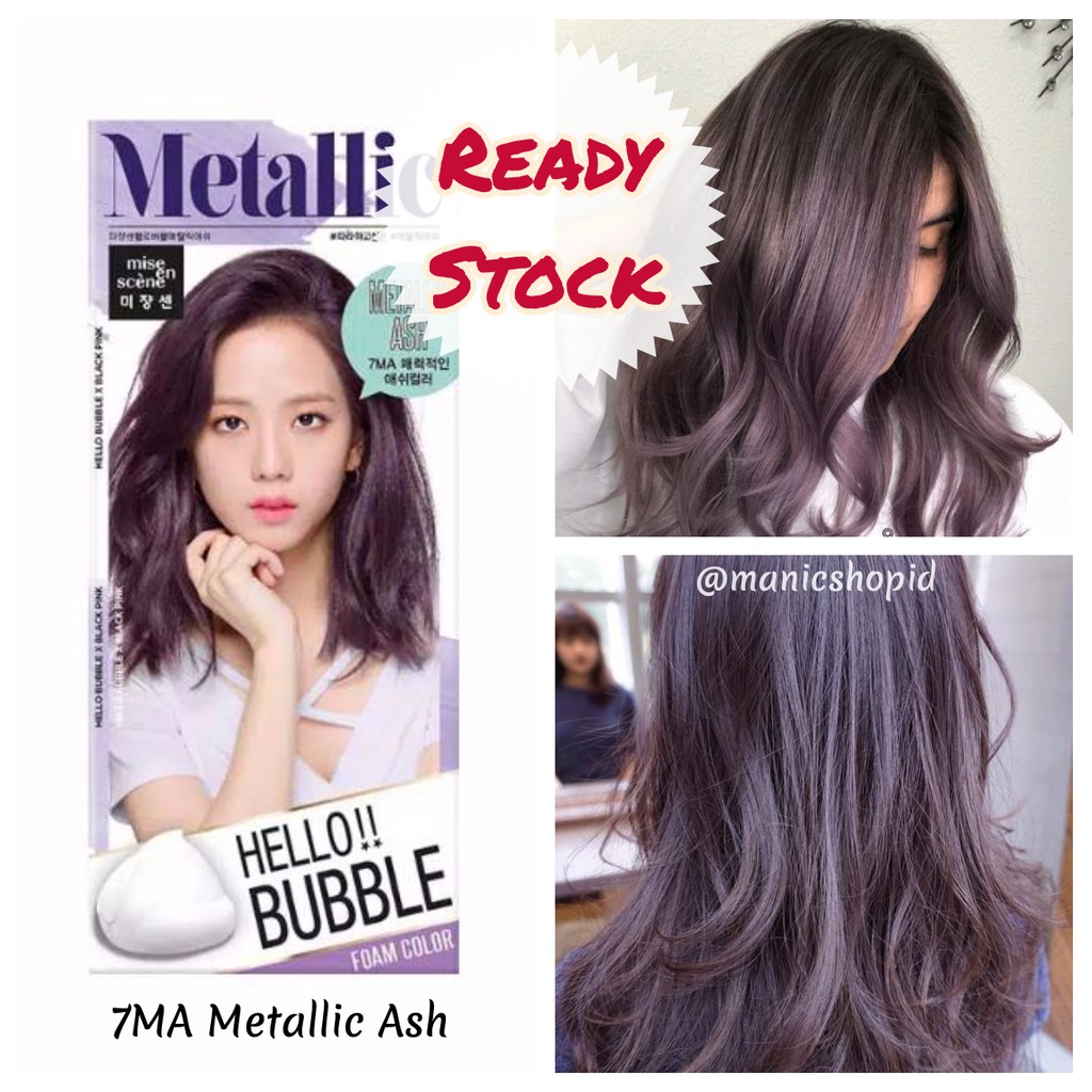 Hello Bubble Hair Dye Dusty Ash malaymuni