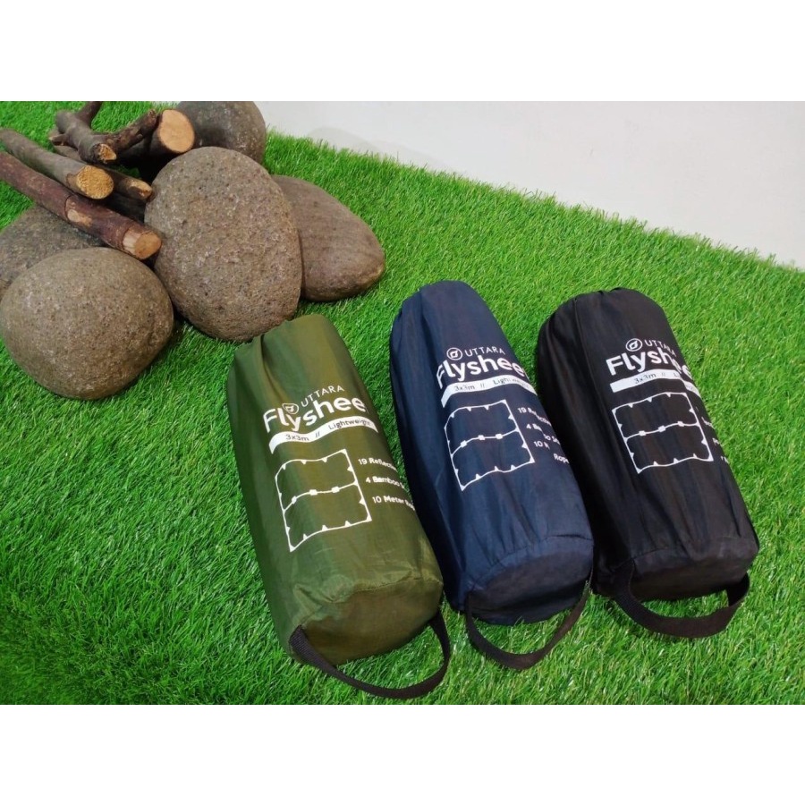 Jual Flysheet Uttara 3 X 3 M Bahan Polyester Taffeta 190T | Shopee Indonesia
