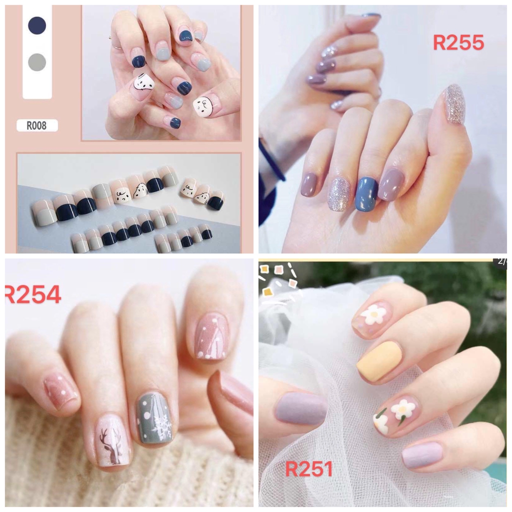 HARGA PER BOX Aneka Kuku Palsu Cantik Fake Nails Dapat