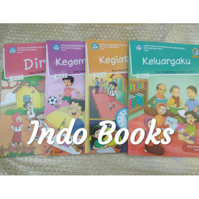 Paket Buku Tematik Kelas 1 Semester 1 Kurikulum 2013 (Revisi 20172018) Shopee Indonesia