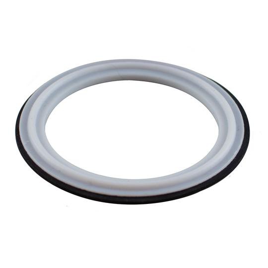 Jual Ptfe Vs EPDM Tri Clamp Ferrule Gasket Segel Tahan Bahan Kimia Temperatur Tinggi Shopee