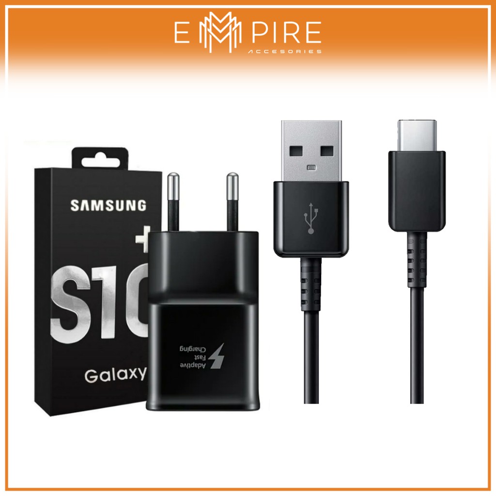 Jual Charger Samsung Type C Fast Charging Galaxy S10 Usb C 5V/2A | Shopee Indonesia