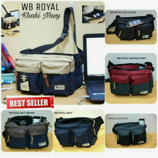 Waistbag Royal Khaki Distro Original/ Tas Selempang / WB FF / Tas