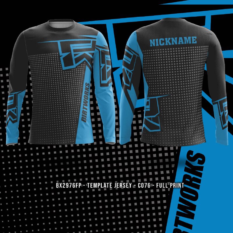 Jual Kaos Jersey Sepeda Biru Navy Lengan Panjang Freenama dan logo