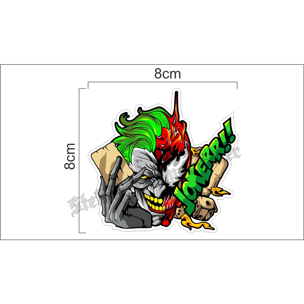 Jual Stiker printing joker, sticker joker Shopee Indonesia