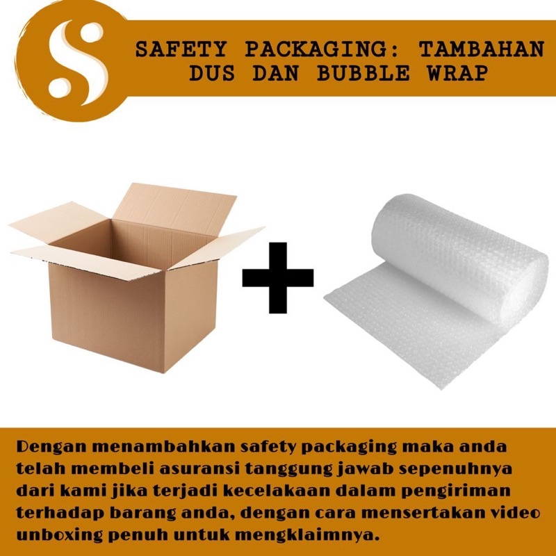 Jual SAFETY PACKAGING ( DUS + BUBBLE WRAP) Indonesia