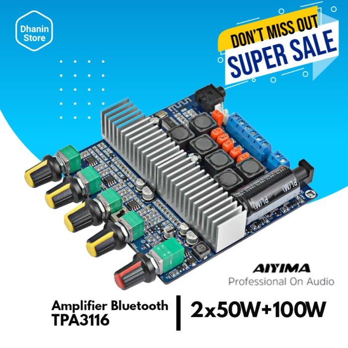 Jual Kit Modul Power Amplifier Ampli Board Mini Bluetooth Rakitan
