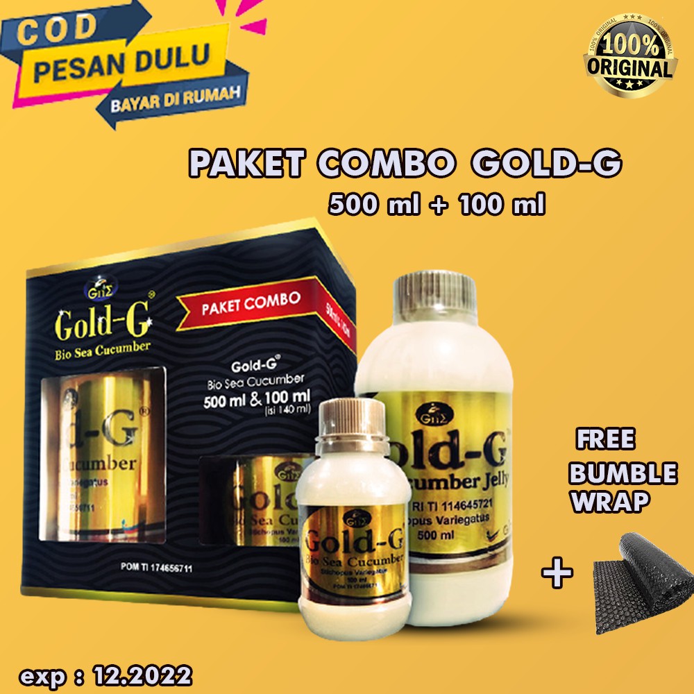 Gold G 500ml+100ml Paket Combo Gold G 500 ml free 100 ml | Shopee Indonesia