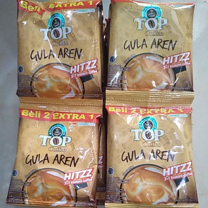 Jual Top Coffee Gula Aren Kopi Top Gula Aren 1 Renceng ( 15 sachet
