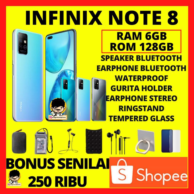 HP INFINIX NOTE 8 RAM 6/128 GARANSI RESMI INFINIX NOTE 8 RAM 6GB