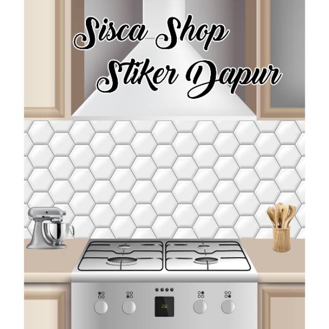 Jual WALLPAPER STIKER DINDING/DAPUR/KAMAR MANDI ANTI AIR TAHAN MINYAK