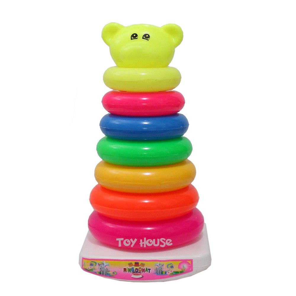 Jual Mainan Anak Ring Donat 7 Pcs - Mainan Edukatif | Shopee Indonesia