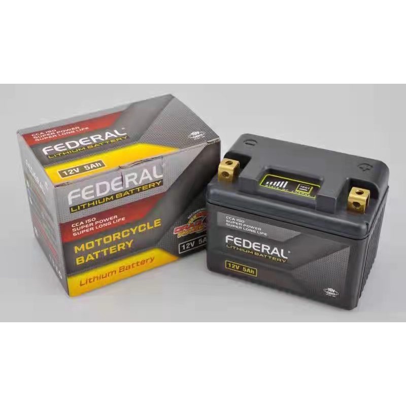 Jual FEDERAL AKI LITHIUM MOTOR 12V 5AH LITHIUM BATTERY AKI MOTOR