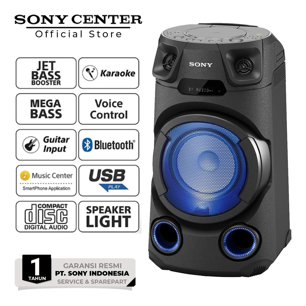Jual SONY MHCV13 High Power Audio System with BLUETOOTH Technology
