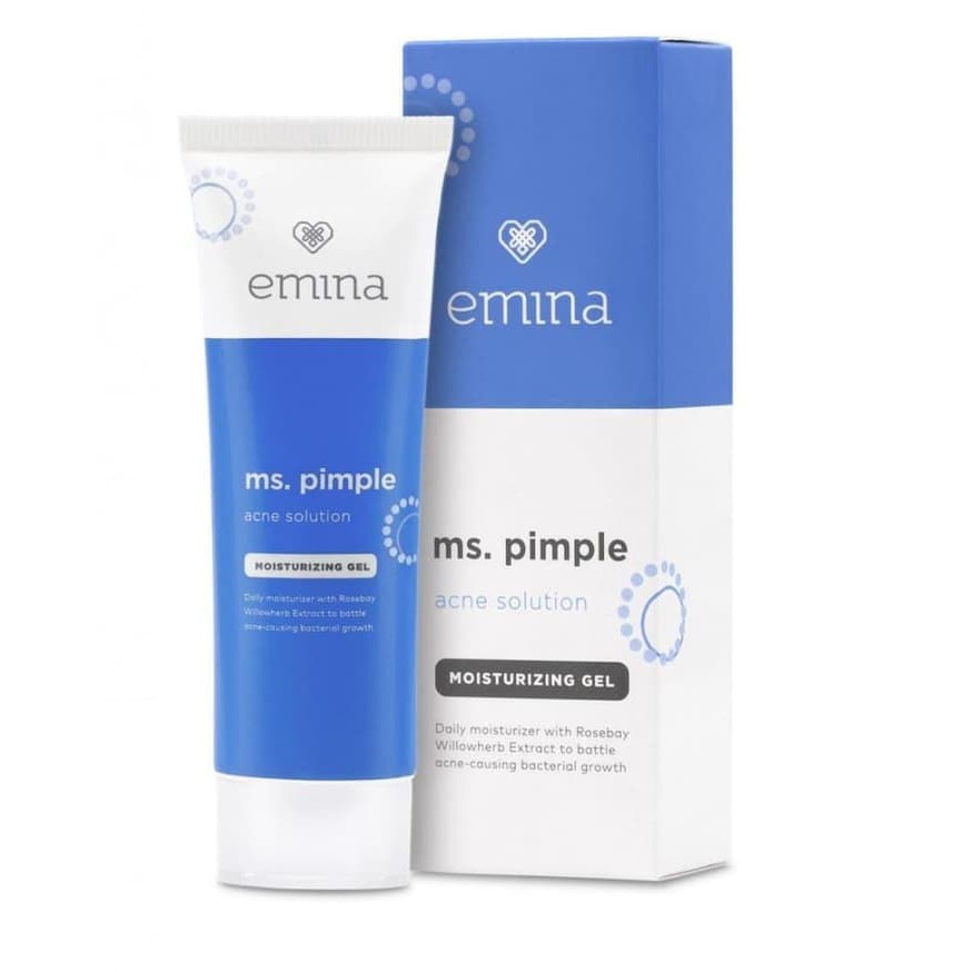 Jual Emina Ms. Pimple Acne Solution Moisturizing Gel 20 ml Pelembab
