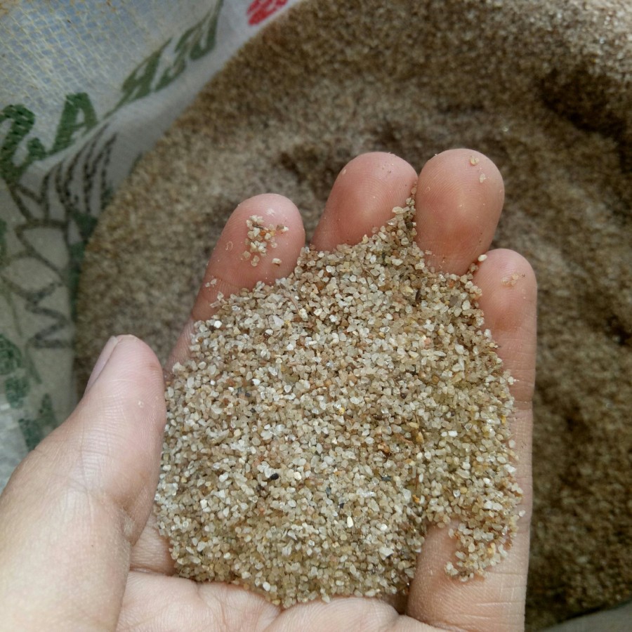 Jual Pasir Silika / Silica Sand Coklat Untuk Aquascape Aquarium Media Tanam | Shopee Indonesia