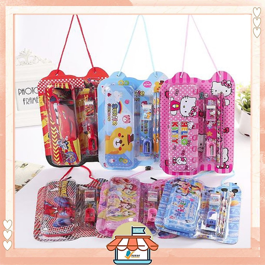 RSB Alat Tulis dan Kotak Pensil Set 6 In 1 KODE AT126