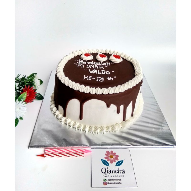 Jual Kue Ulang Tahun Uk14 Coklat | Shopee Indonesia