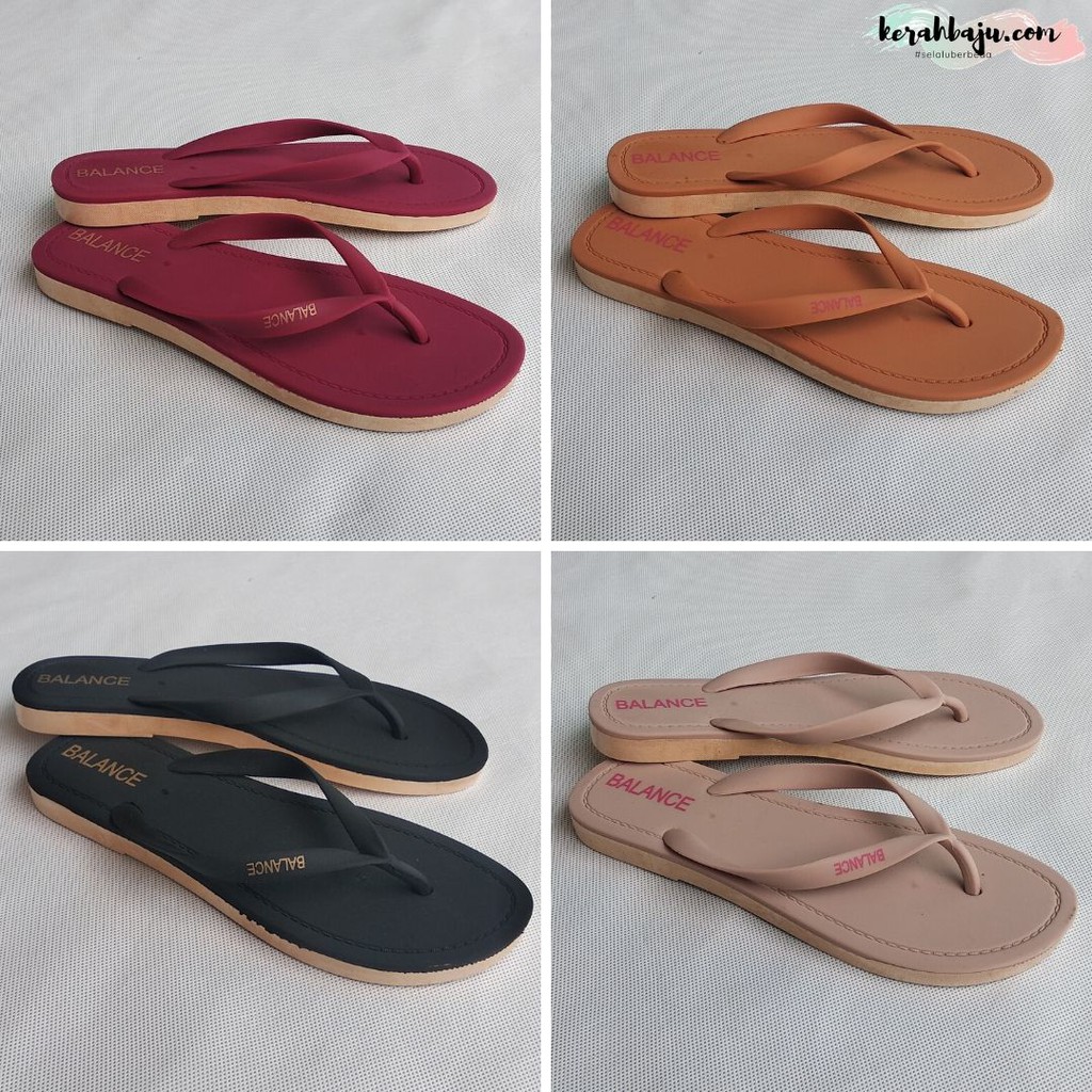 Sandal Jepit Karet Wanita Sandal Jepit Santai Wanita