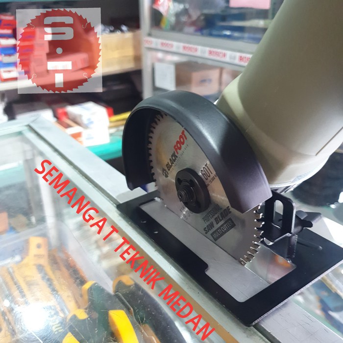 ADAPTOR STAND TAPAK GERINDA TANGAN POTONG KAYU CIRCULAR SAW 4&quot; BULL |  Shopee Indonesia