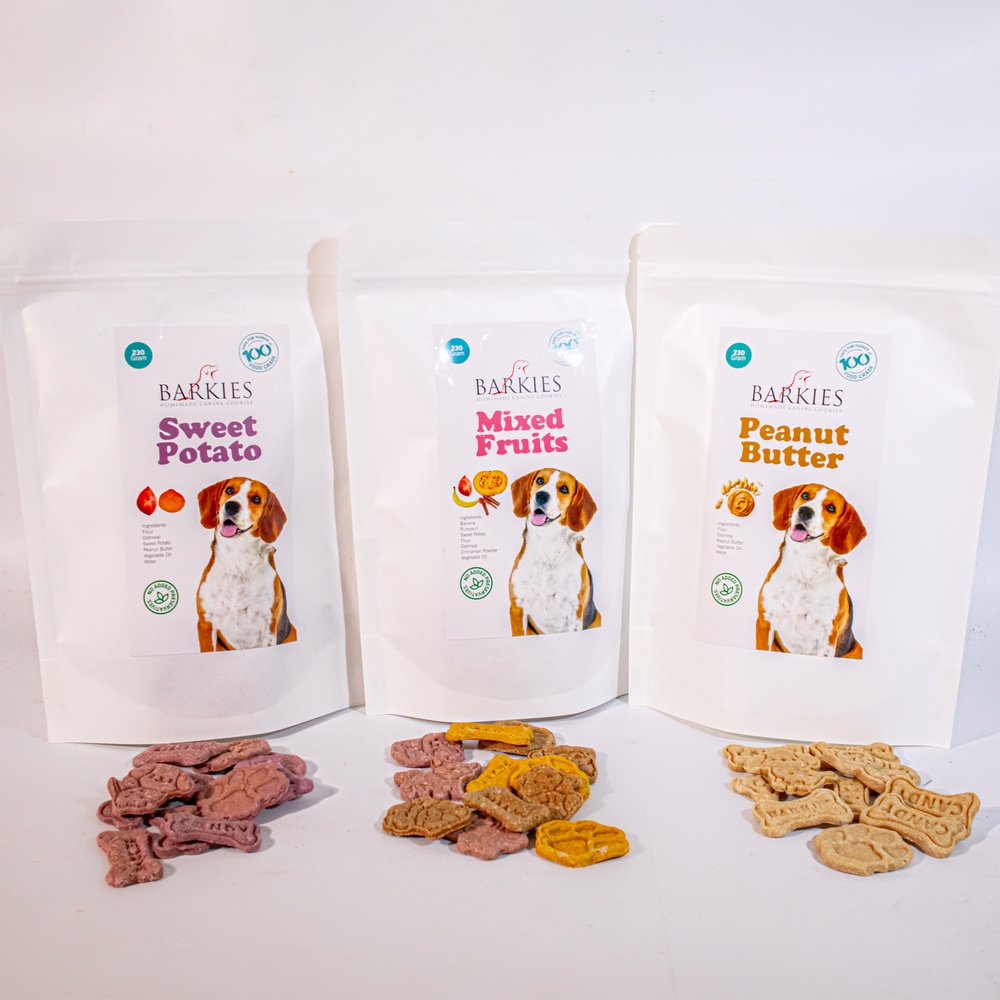 Jual PAKET PROMO 3 Bags 110K Homemade Barkies Dog Snack Snack Anjing