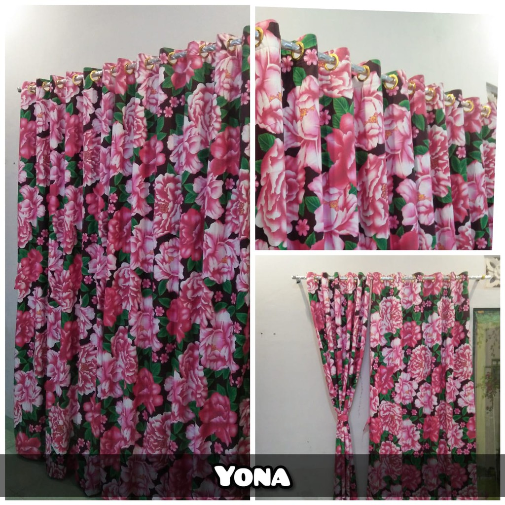 Gorden/Korden/Gordyn Motif Pintu dan Jendela Shopee Indonesia