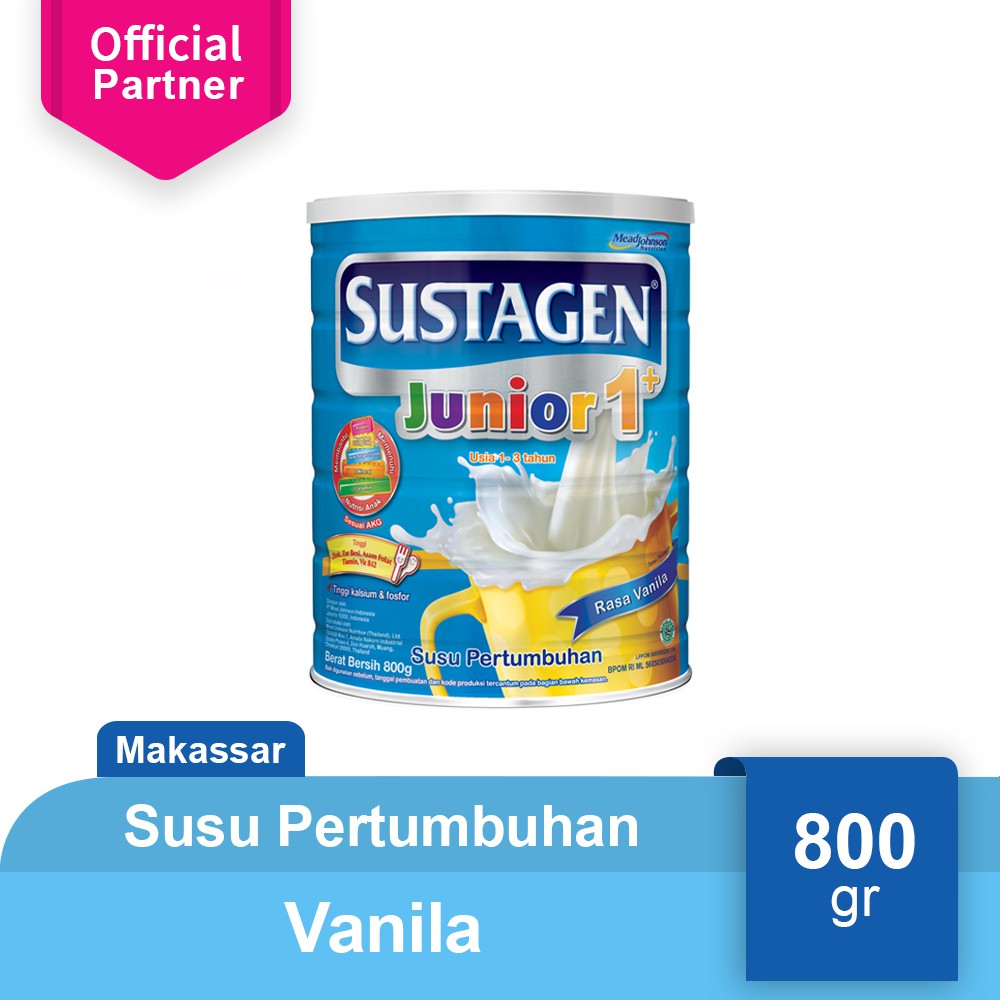 Sustagen Junior Susu Pertumbuhan Vanila 800g Shopee