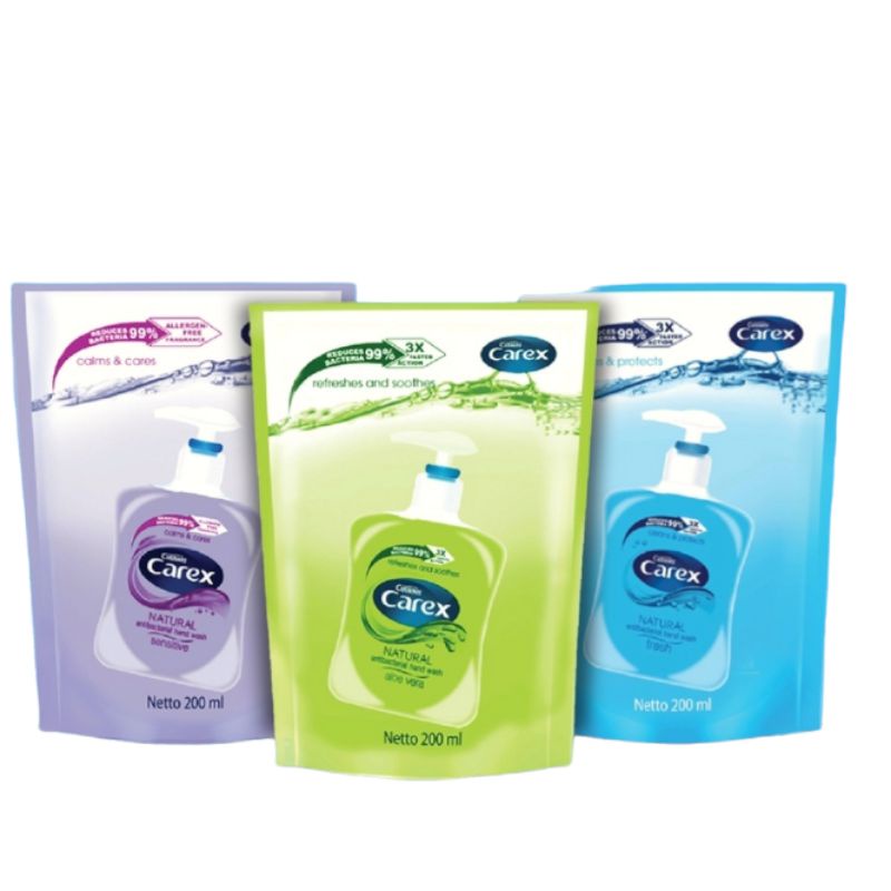 Jual CAREX Hand wash refill pouch 200 ml Shopee Indonesia