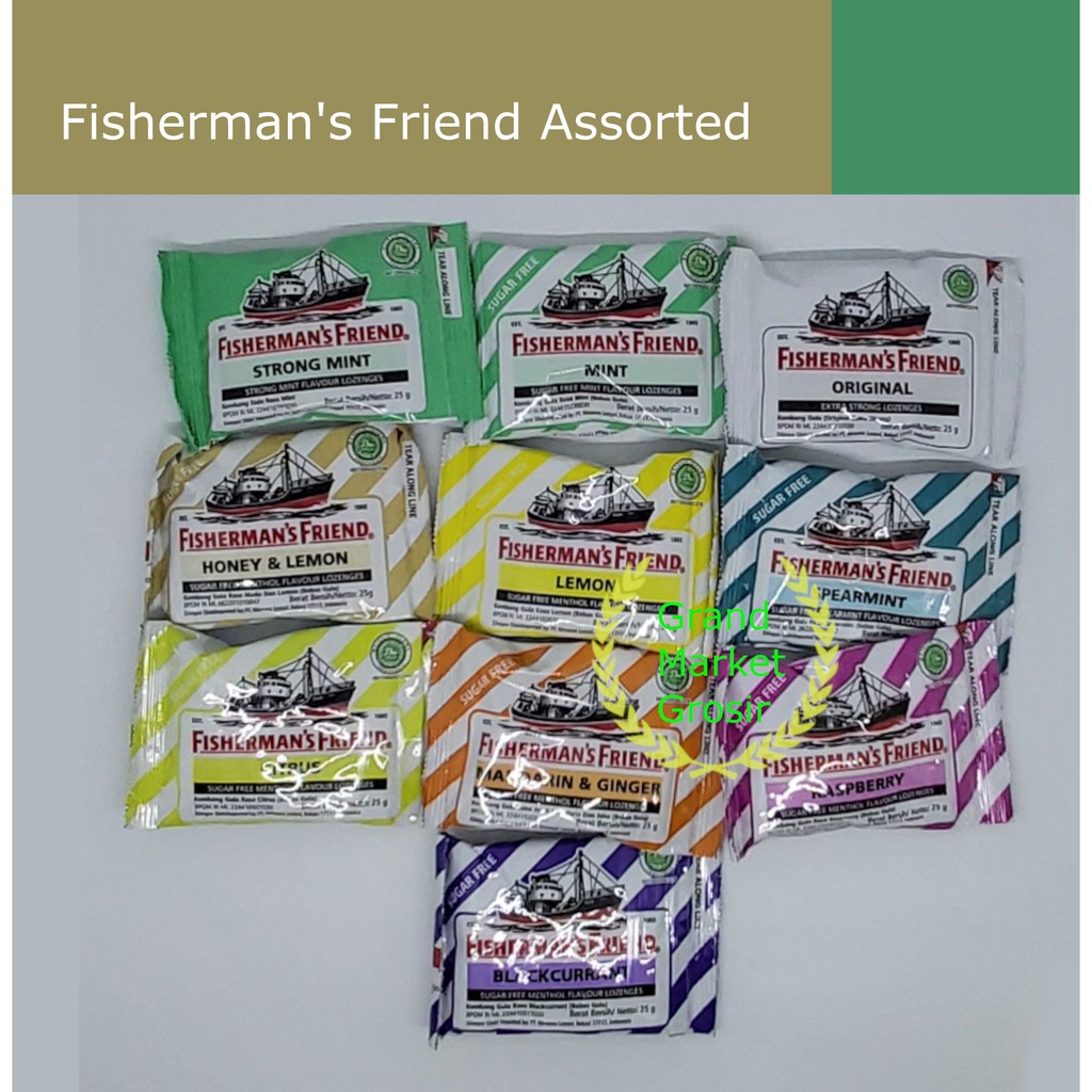 Fisherman's Fisherman Friend Permen Pedas Shopee Indonesia