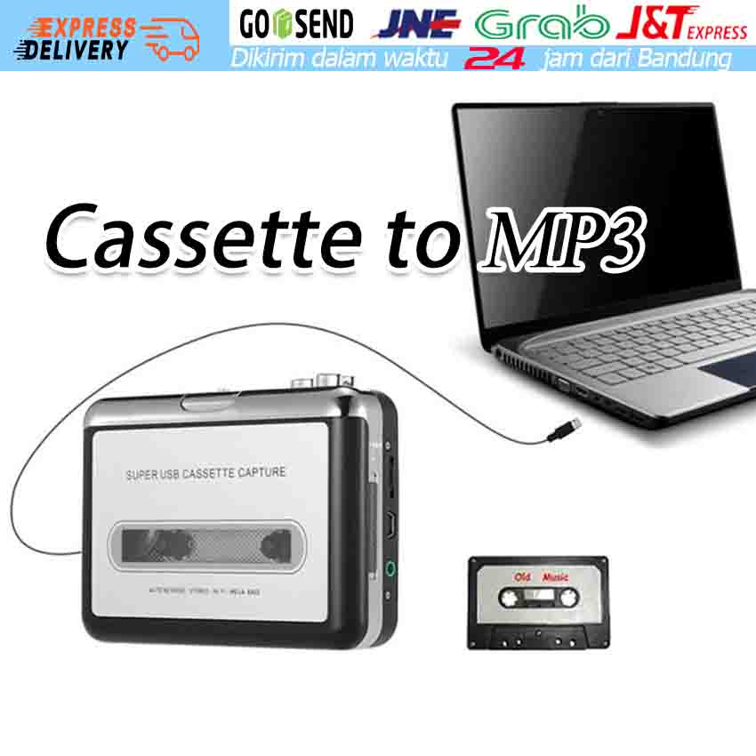 Jual CONVERTER KASET Walkman Cassette Capture to USB MENJADI FILE MP3
