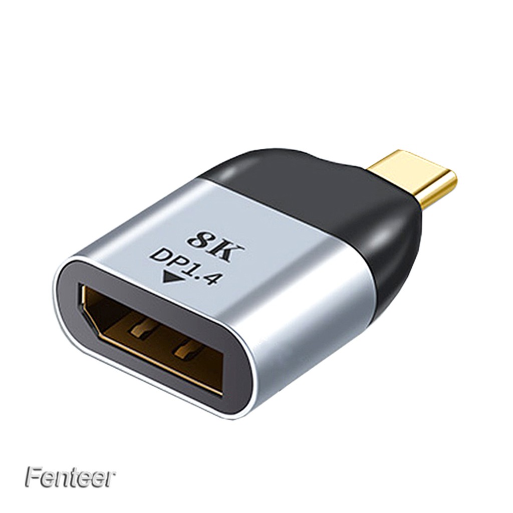 Jual [Fenteer] Usb-C Usb C To Dp Displayport 1.4 Adapter 8K 60Hz For Macbook Pro And More | Shopee Indonesia