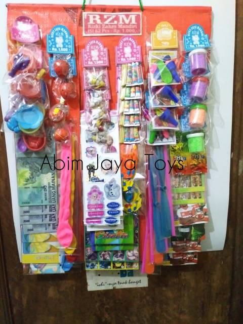 Jual Mainan Seribuan - Mainan Murah Seribuan Rentengan Isi 50 Pcs | Shopee Indonesia