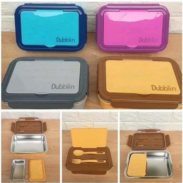 Jual Kotak makan stainless buffet lunch box dublin