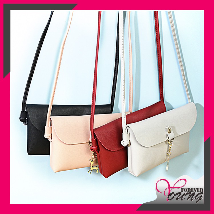 [LOKAL] FOREVER YOUNG D1042 TAS KANCIL Dari Jakarta TAS SELEMPANG WANITA SLING BAG GANTUNGAN