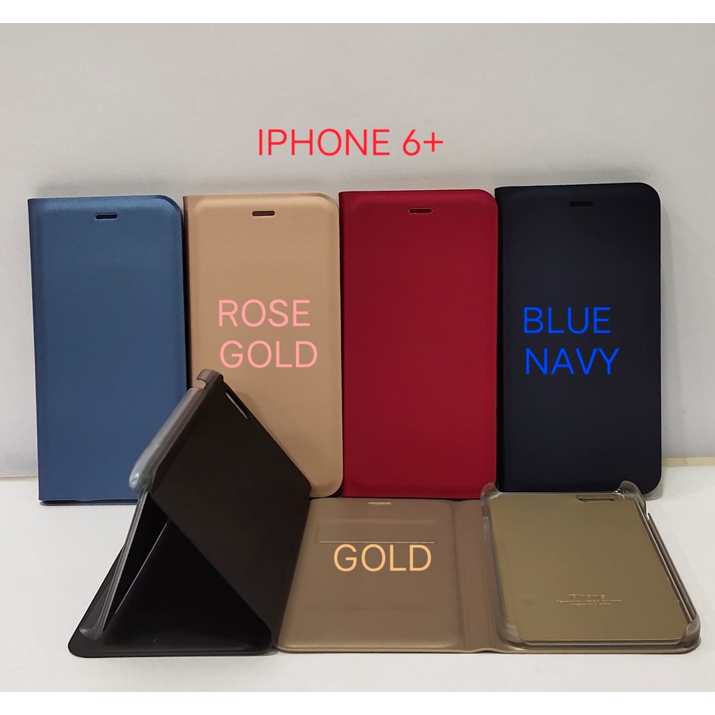 Jual Iphone 6 Plus Flip Wallet + Standing Model Original Flip Cover Case Indonesia|Shopee Indonesia